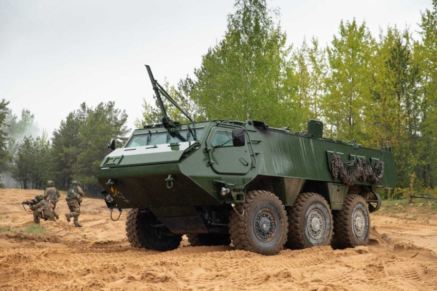 Patria Armored Vehicle Expansion: 40 Million Euro Investment